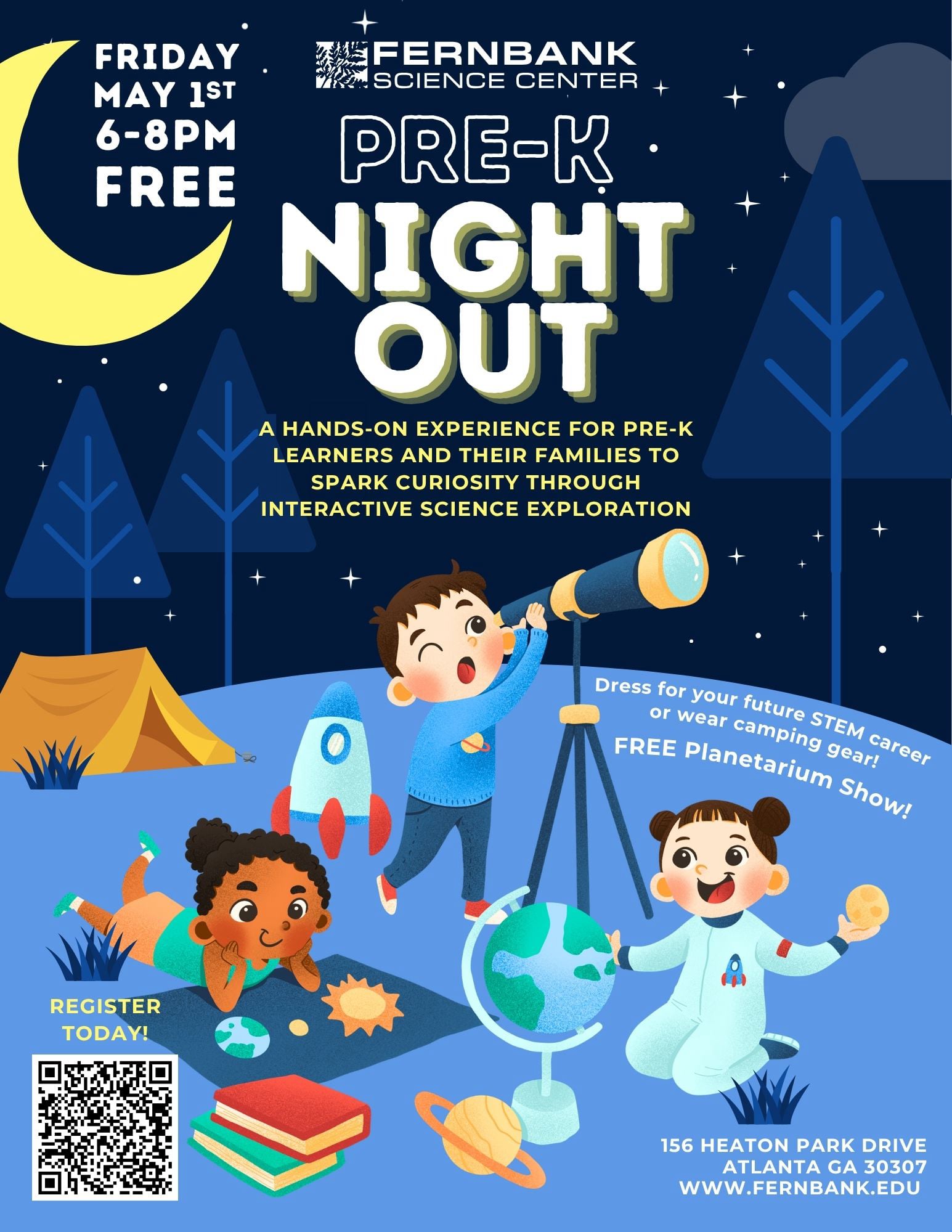 Pre-K Night Out at Fernbank Science Center