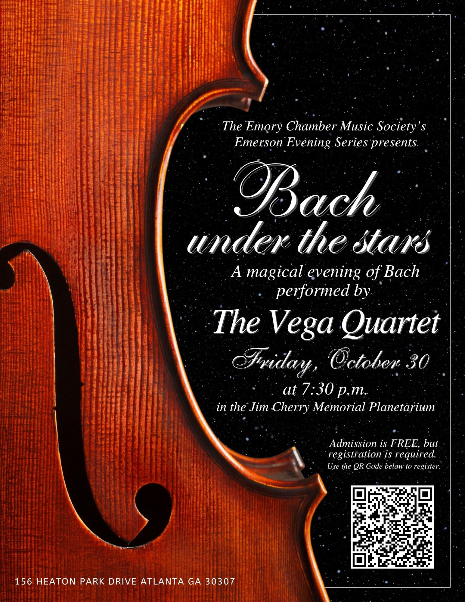 Bach Under the Stars at Fernbank Science Center