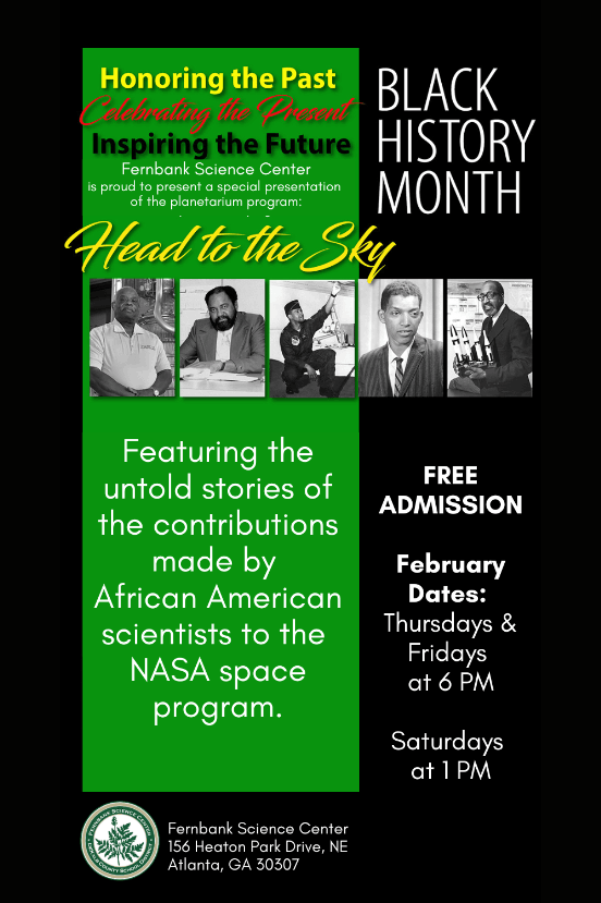 Head to the Sky Black History Month Planetarium Show