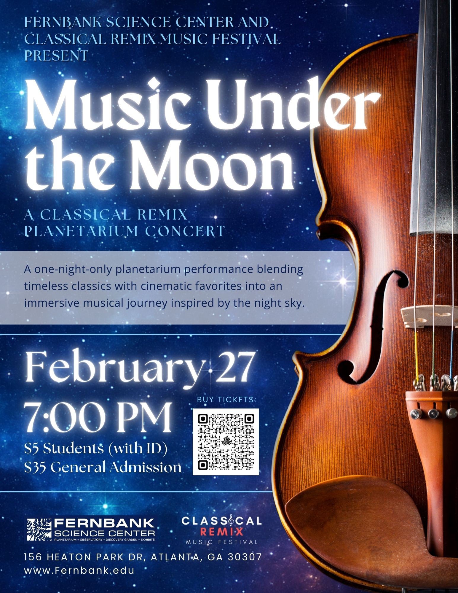 Music Under the Moon Planetarium Concert