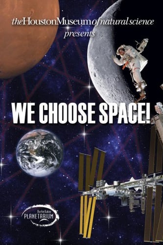 We Choose Space Poster
